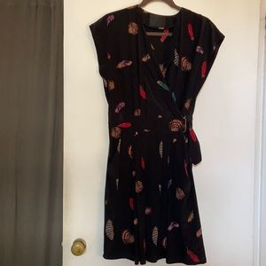 No. 6 silk wrap dress Size 2